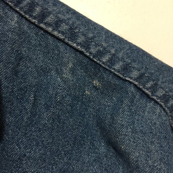 VINTAGE NEW DIRECTIONS EMBROIDERED DENIM BLOUSES SIZE S - Picture 6 of 6